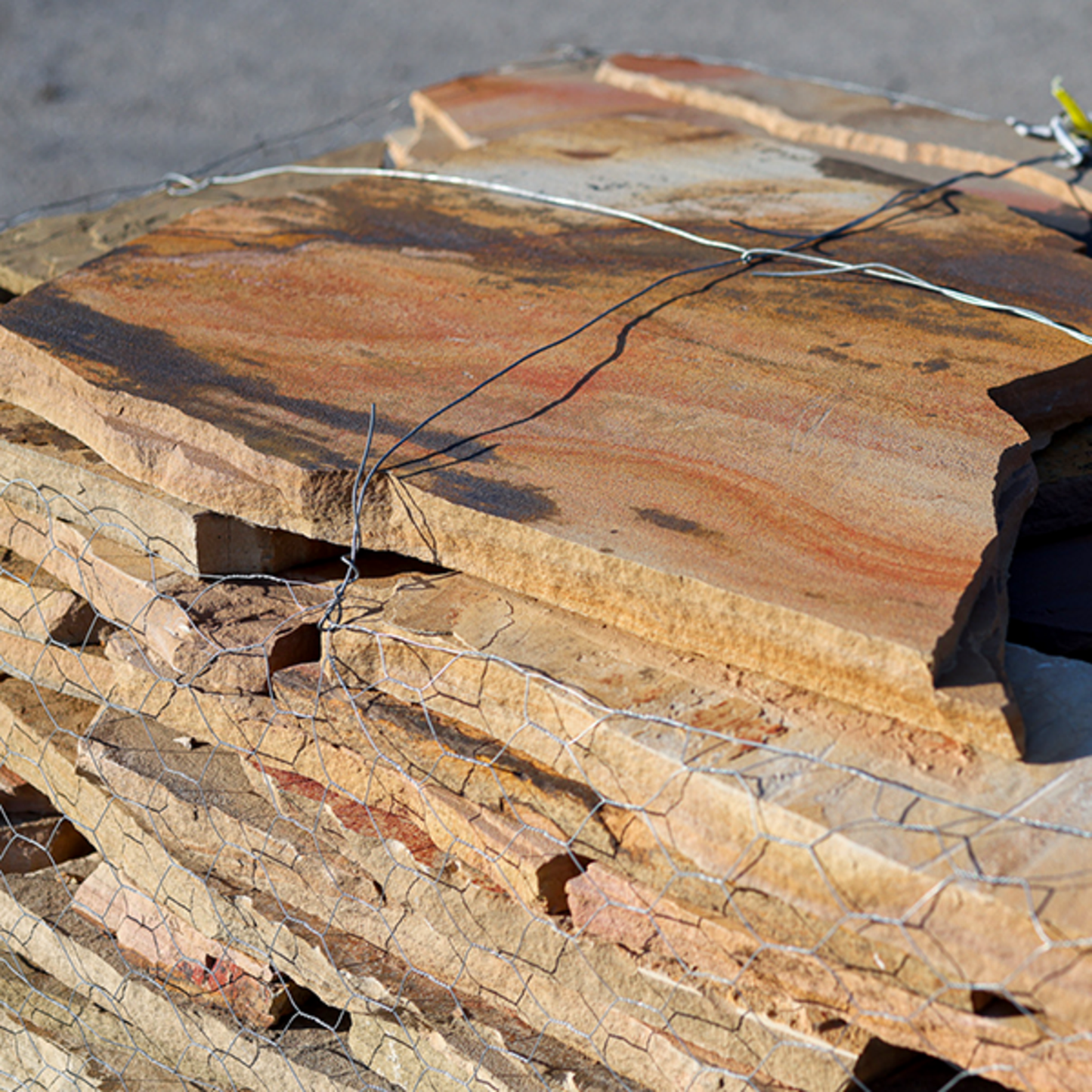 Tennessee Brown Flagstone (Regular) Pallet – Approx. 2 tons.