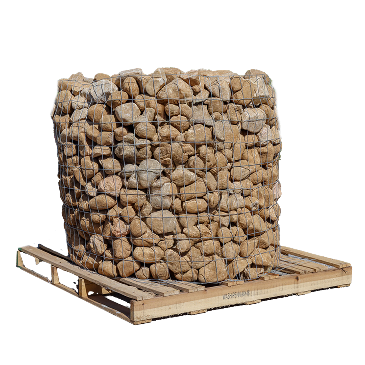 Small River Rounds Pallet β 3" to 5" Approx. | 1.5 TONS