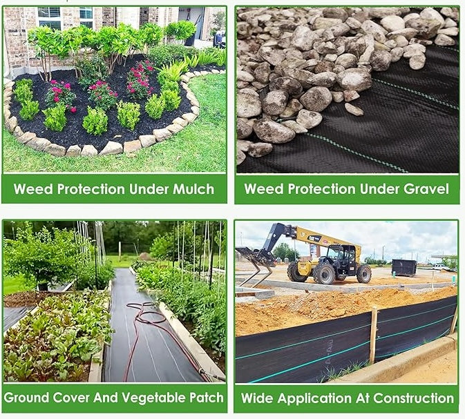 4ft x 100ft Fabric Landscape Heavy Duty Garden