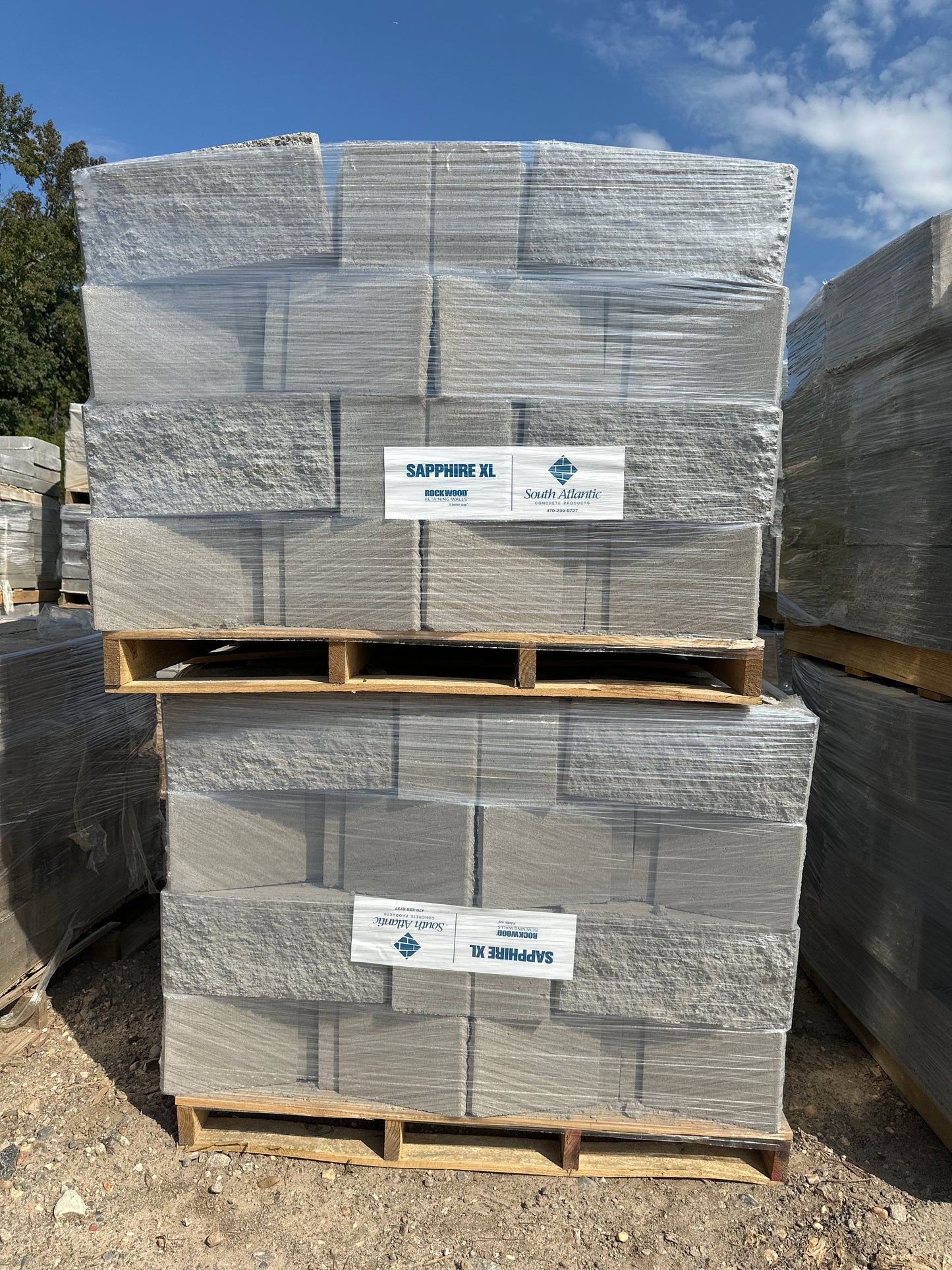Sapphire 8" XL Block Gray Per Pallet.