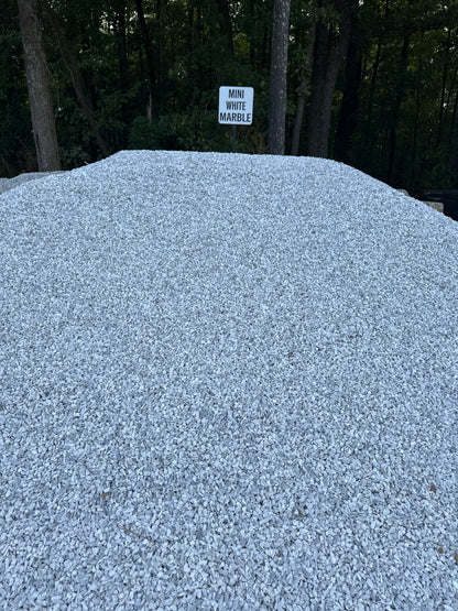 MINI WHITE MARBLE  | PER TON