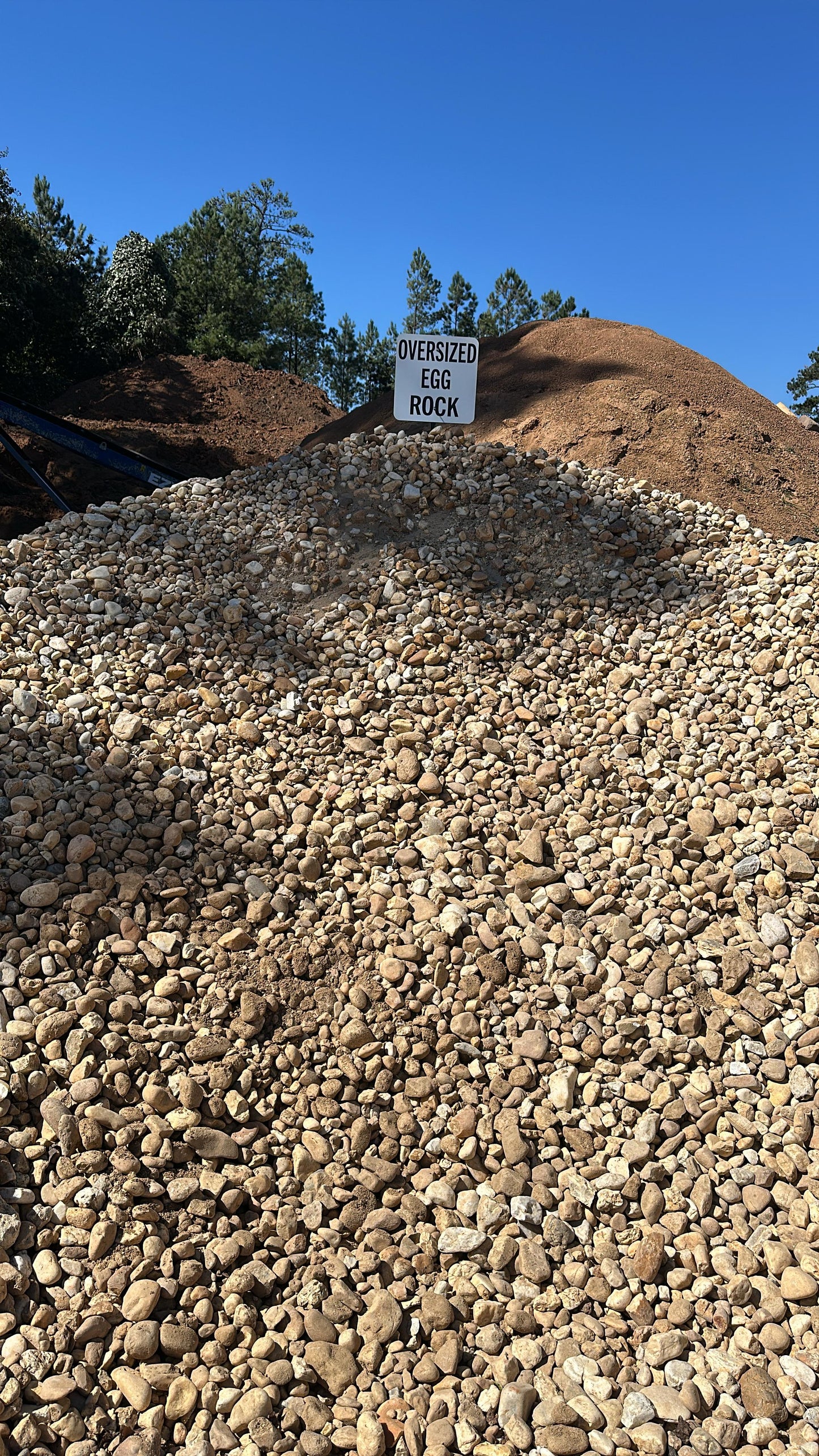 Oversize White Egg Rock | PER TON