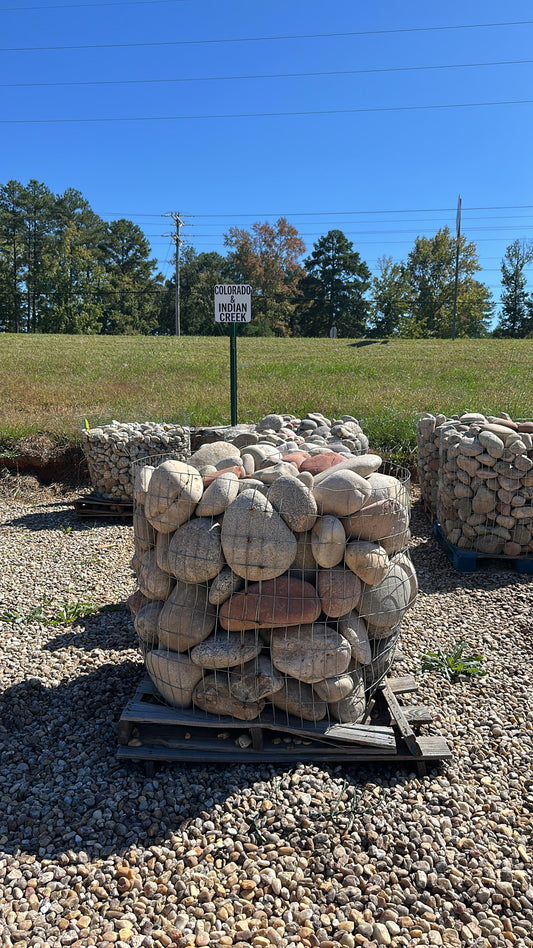 Colorado River Rock Pallet – 5"-8" Approx. 1.5 Tons